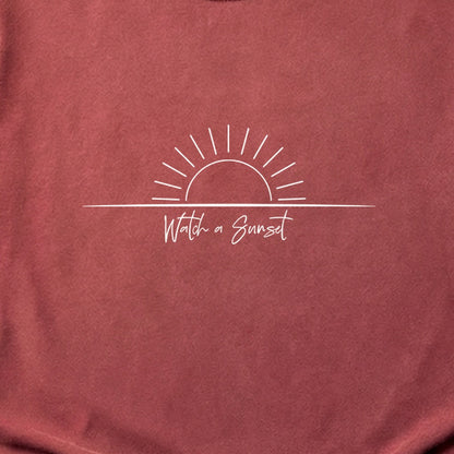 Watch a Sunset Cotton T-Shirt
