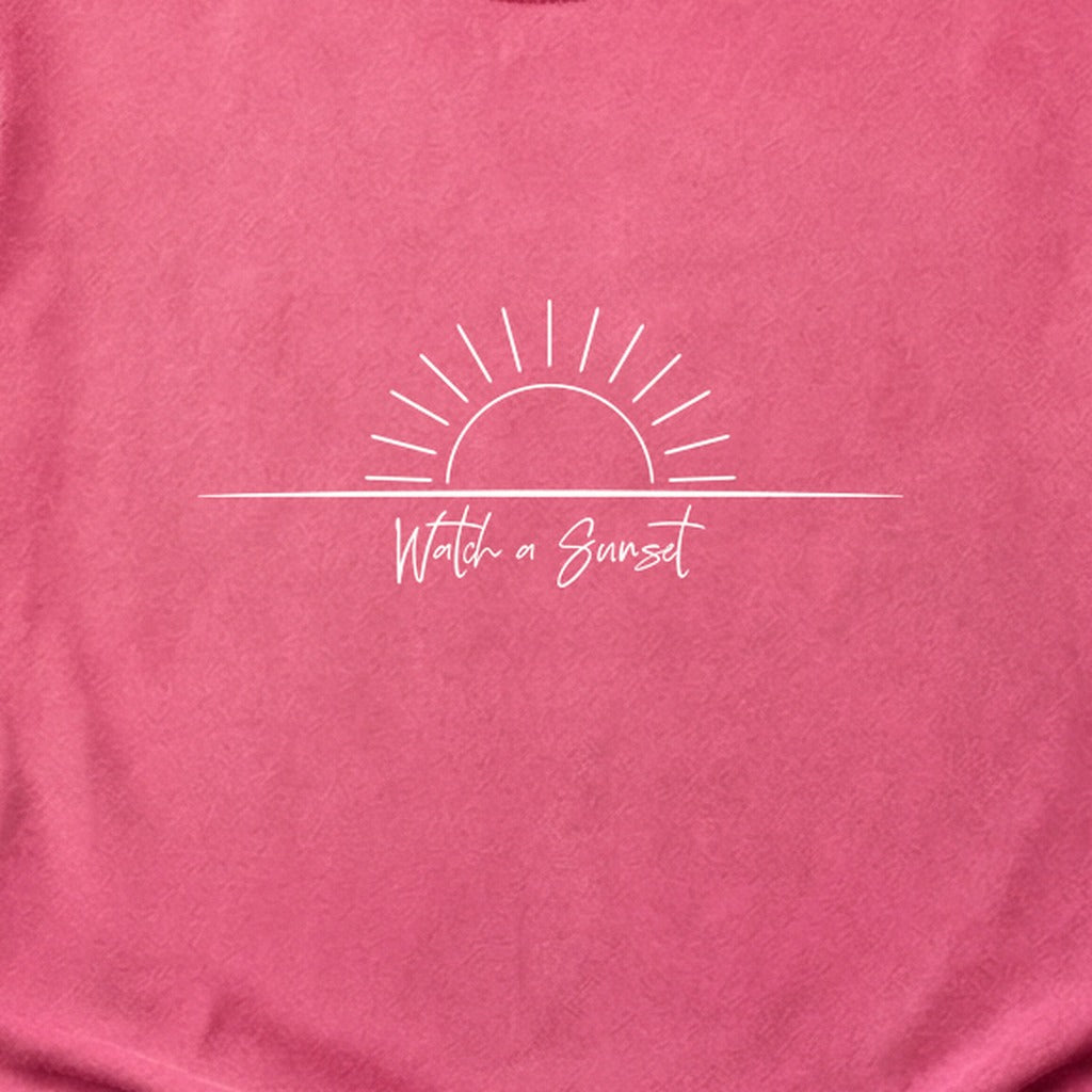 Watch a Sunset Cotton T-Shirt