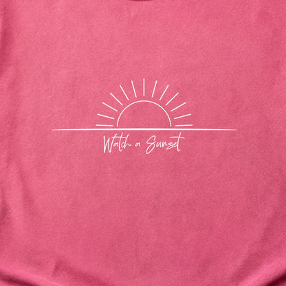 Watch a Sunset Cotton T-Shirt