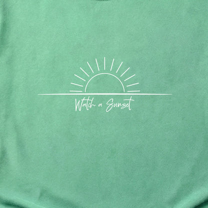 Watch a Sunset Cotton T-Shirt