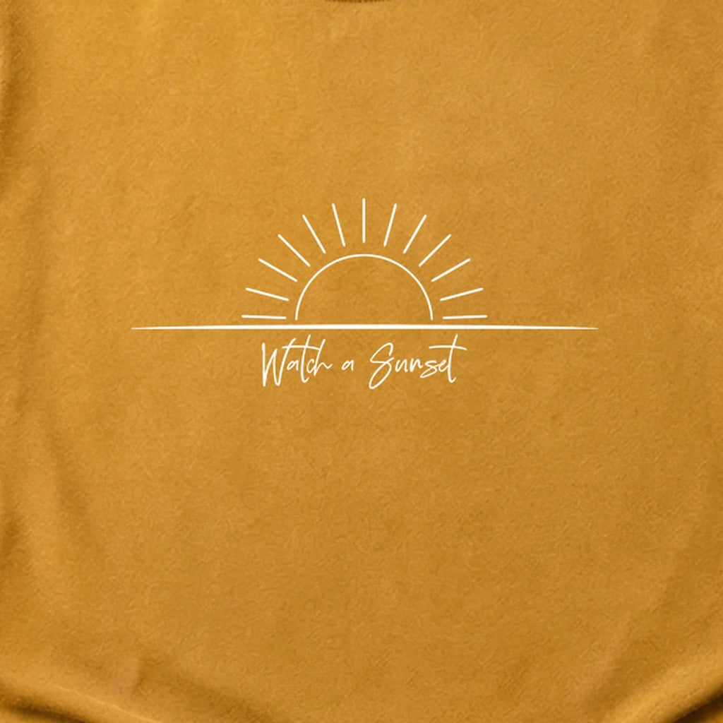 Watch a Sunset Cotton T-Shirt