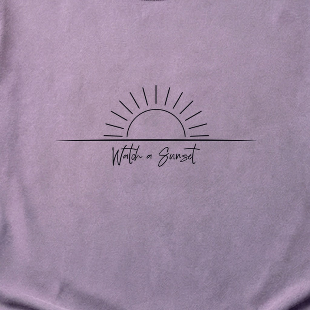 Watch a Sunset Cotton T-Shirt
