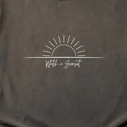 Watch a Sunset Cotton T-Shirt