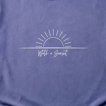 Watch a Sunset Cotton T-Shirt