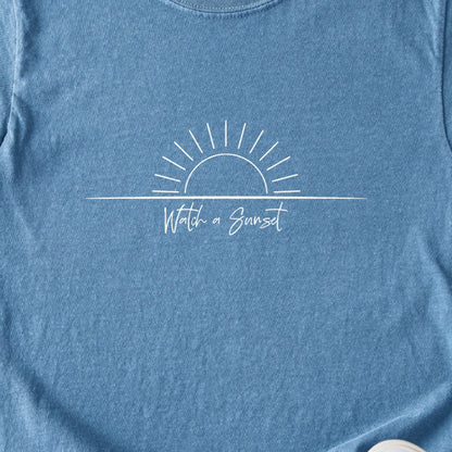 Watch a Sunset Kids Cotton T-Shirt