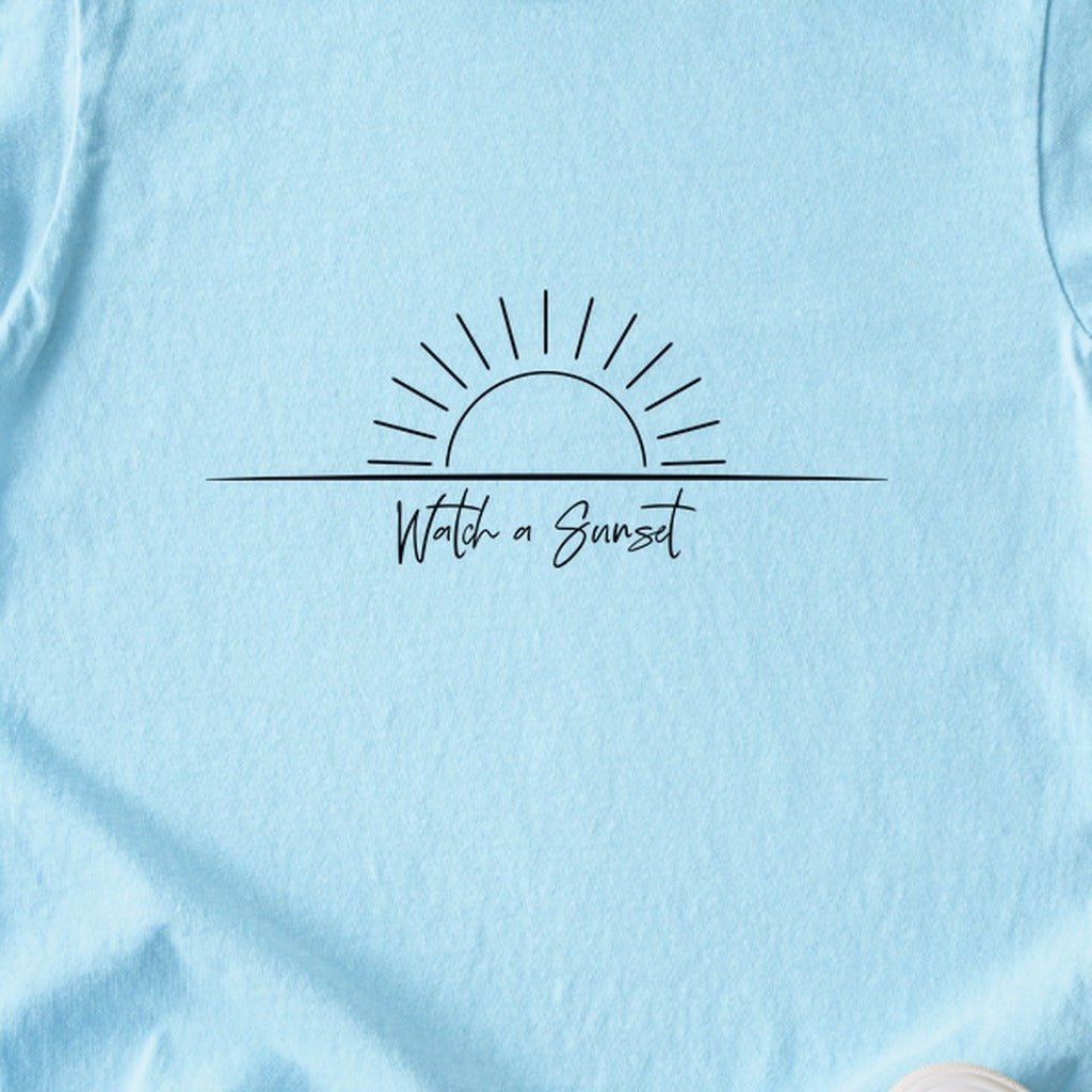 Watch a Sunset Kids Cotton T-Shirt