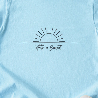 Watch a Sunset Kids Cotton T-Shirt