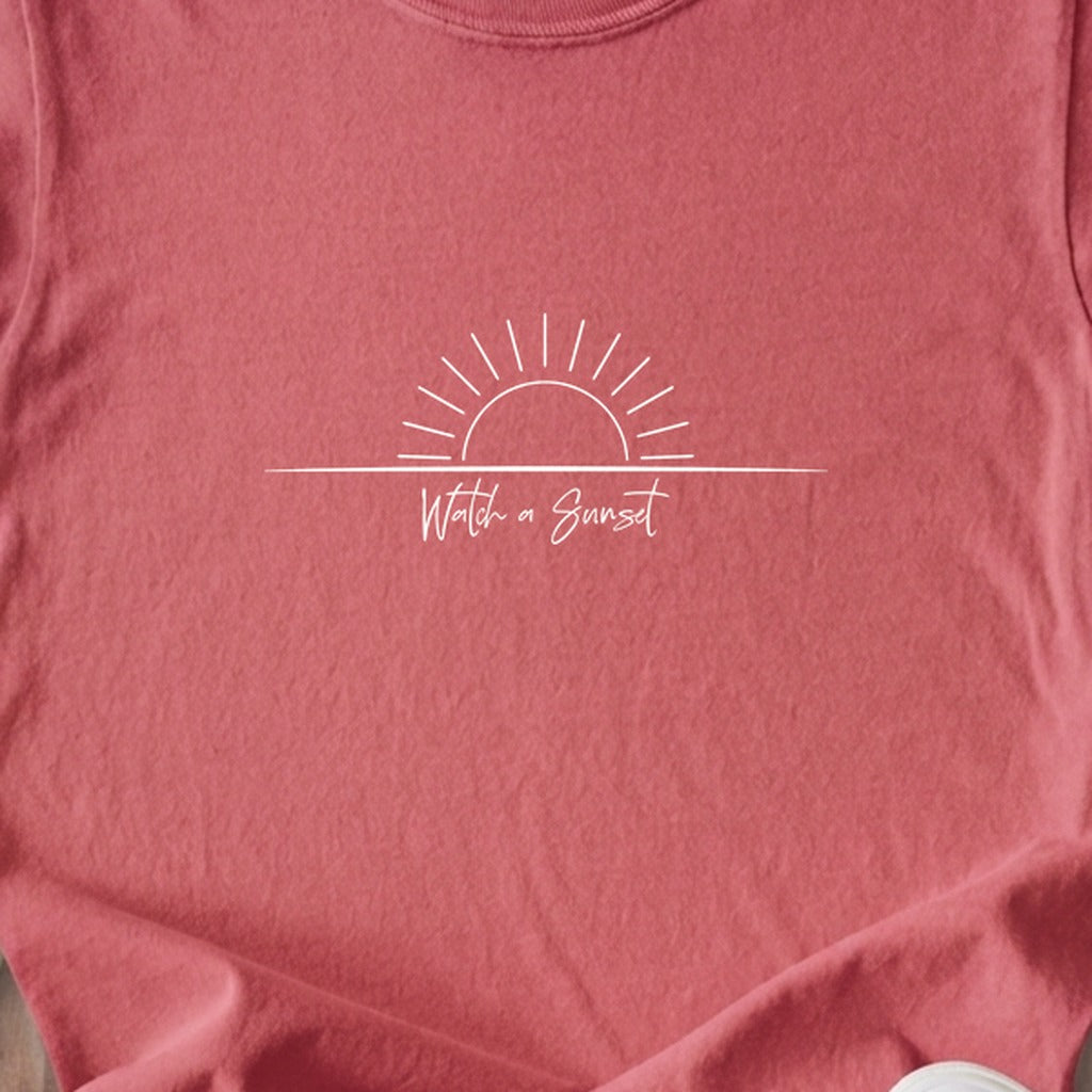 Watch a Sunset Kids Cotton T-Shirt