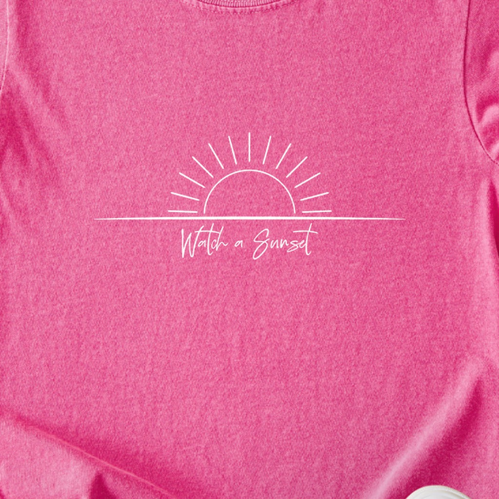 Watch a Sunset Kids Cotton T-Shirt
