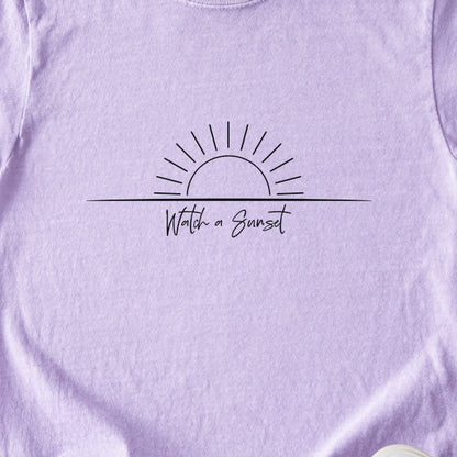 Watch a Sunset Kids Cotton T-Shirt