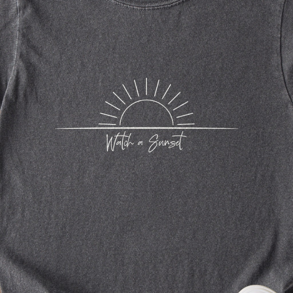 Watch a Sunset Kids Cotton T-Shirt