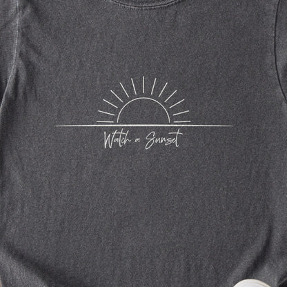 Watch a Sunset Kids Cotton T-Shirt