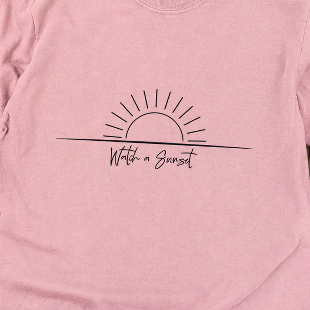 Watch a Sunset Cotton Long Sleeve