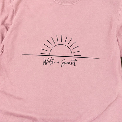 Watch a Sunset Cotton Long Sleeve