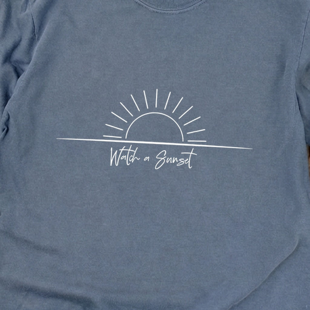 Watch a Sunset Cotton Long Sleeve