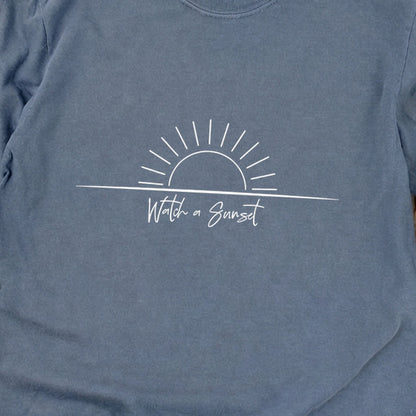 Watch a Sunset Cotton Long Sleeve