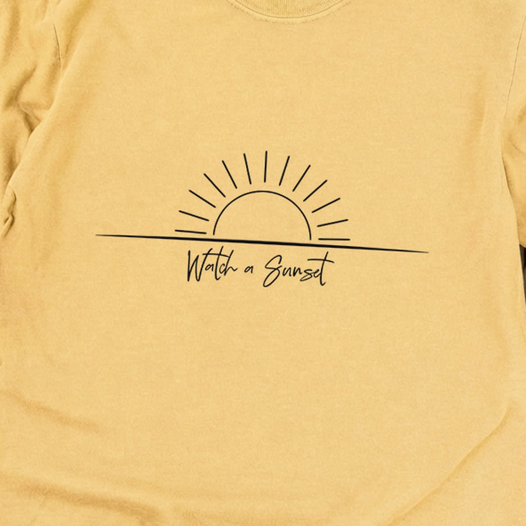 Watch a Sunset Cotton Long Sleeve