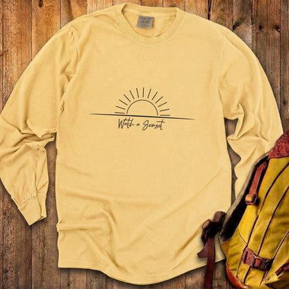 Watch a Sunset Cotton Long Sleeve