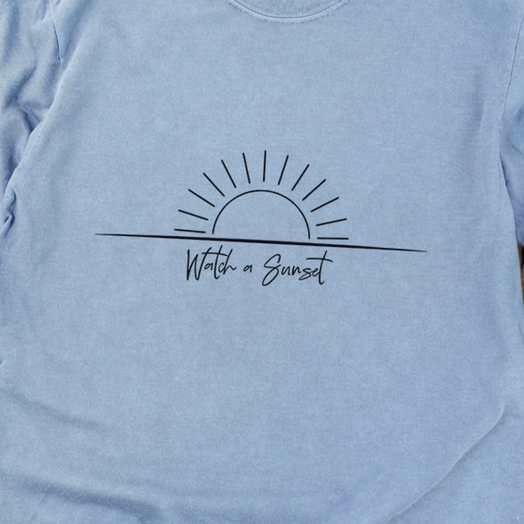 Watch a Sunset Cotton Long Sleeve