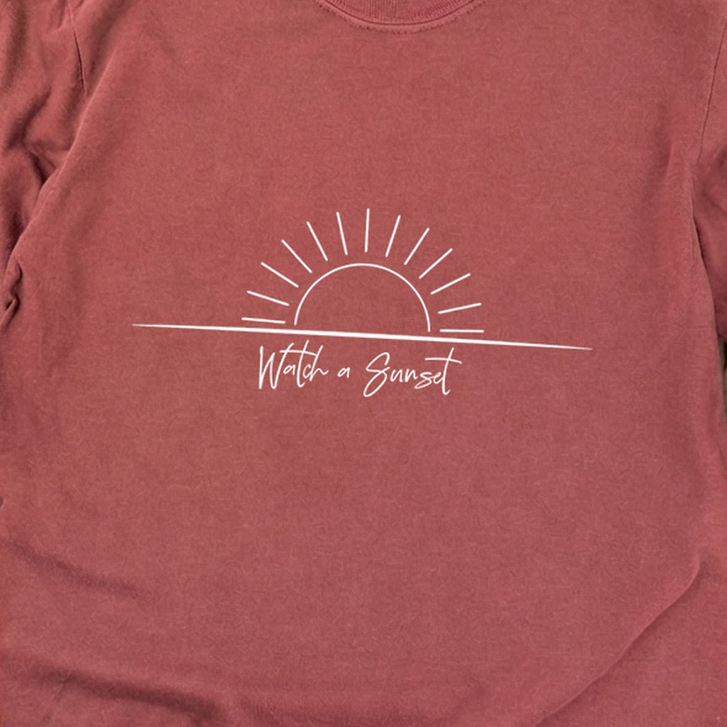 Watch a Sunset Cotton Long Sleeve