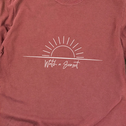 Watch a Sunset Cotton Long Sleeve