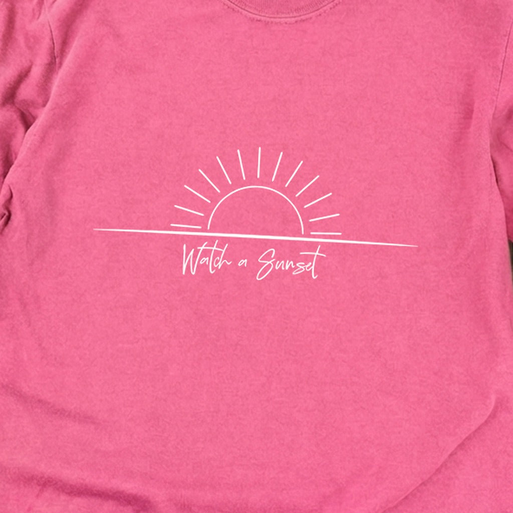 Watch a Sunset Cotton Long Sleeve