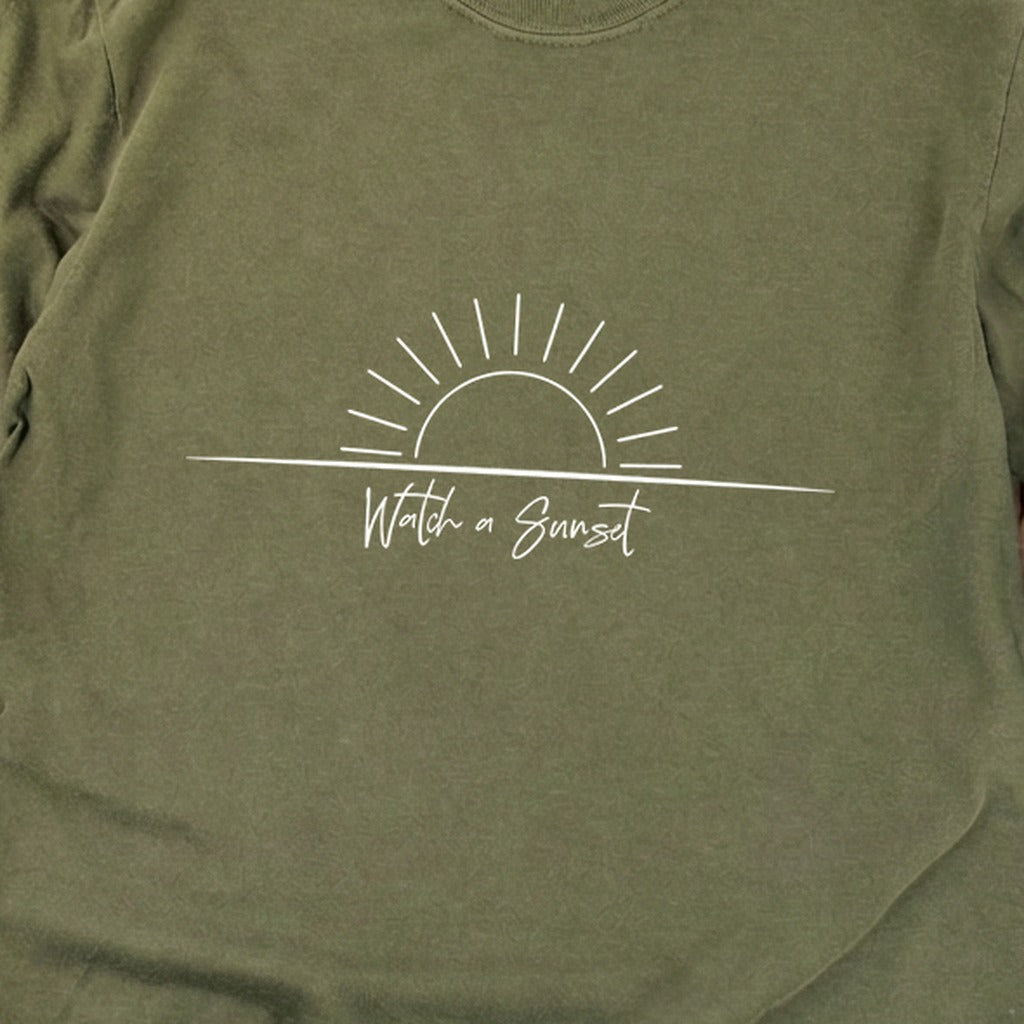 Watch a Sunset Cotton Long Sleeve
