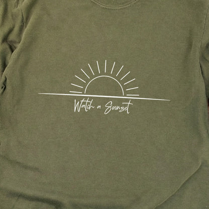 Watch a Sunset Cotton Long Sleeve