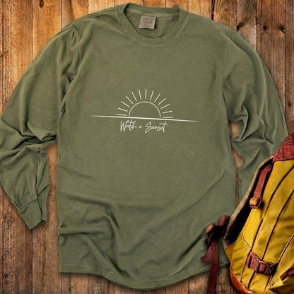 Watch a Sunset Cotton Long Sleeve