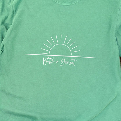 Watch a Sunset Cotton Long Sleeve