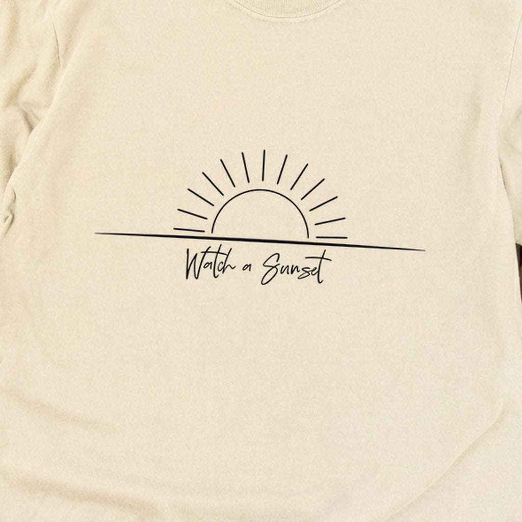 Watch a Sunset Cotton Long Sleeve