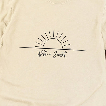 Watch a Sunset Cotton Long Sleeve