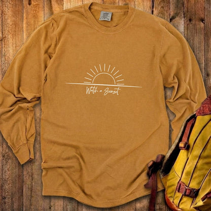 Watch a Sunset Cotton Long Sleeve