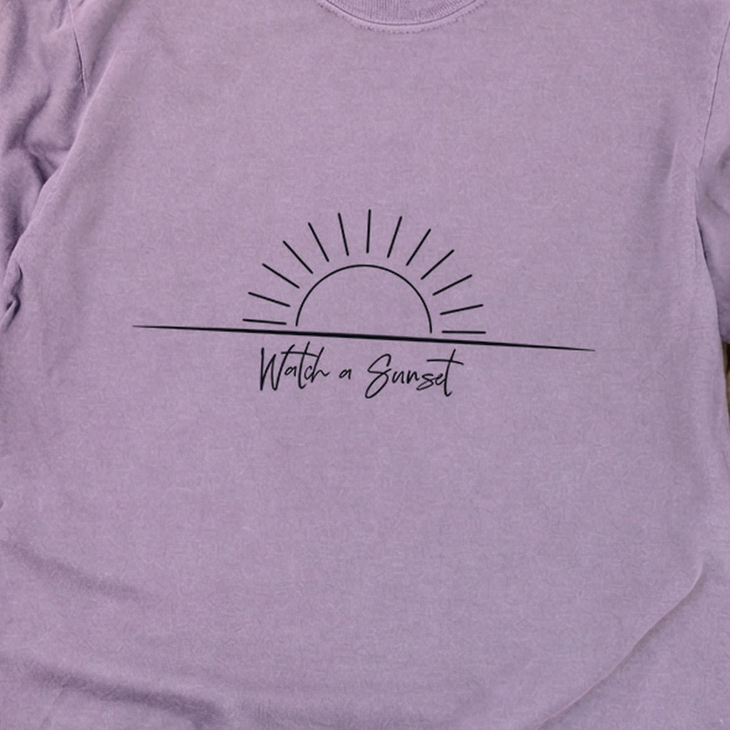 Watch a Sunset Cotton Long Sleeve