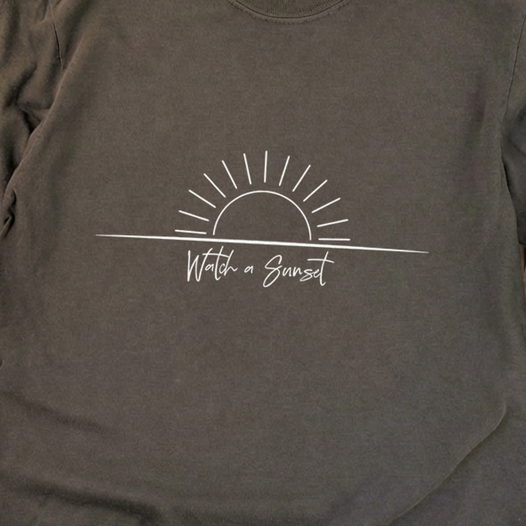 Watch a Sunset Cotton Long Sleeve