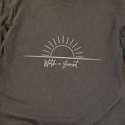 Watch a Sunset Cotton Long Sleeve
