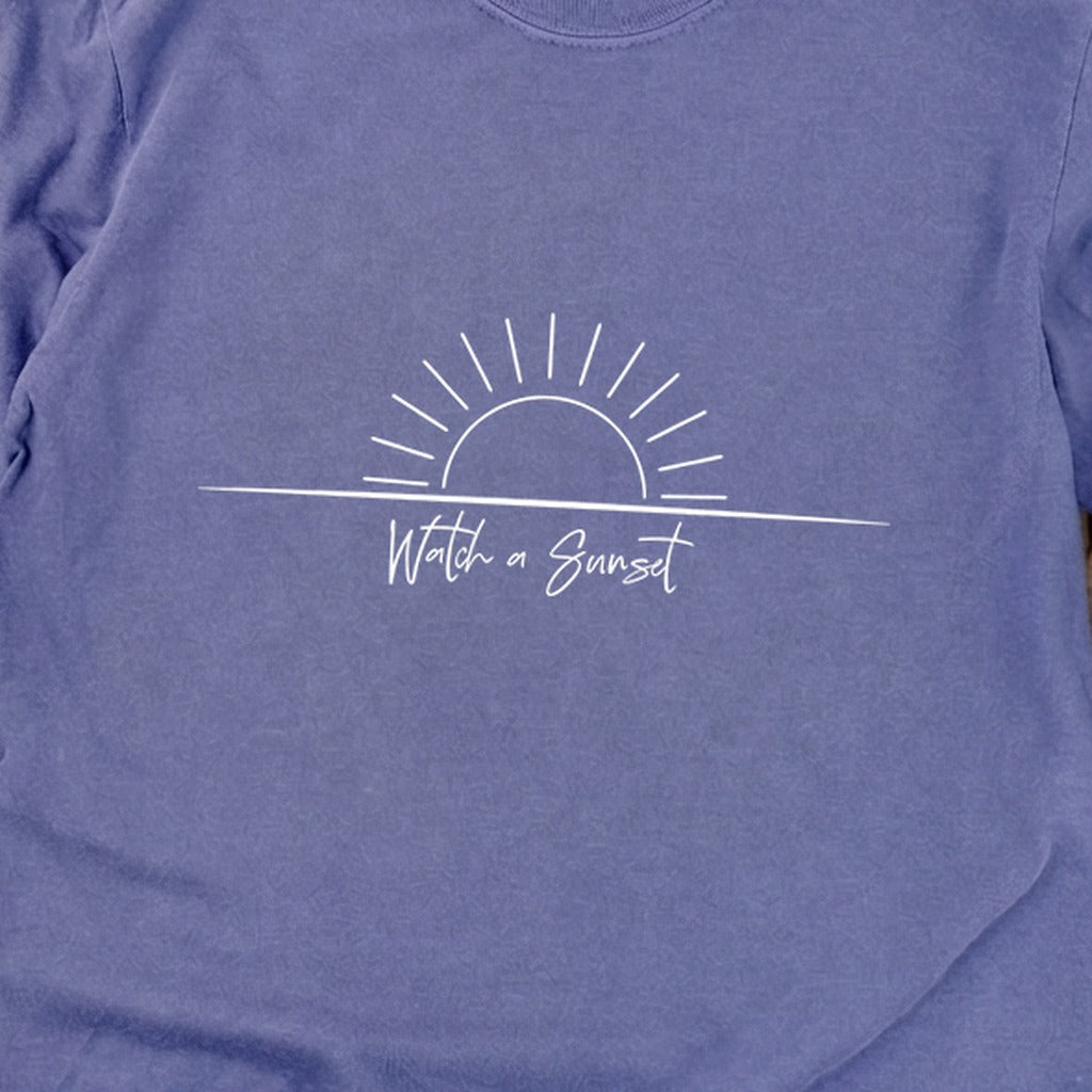 Watch a Sunset Cotton Long Sleeve