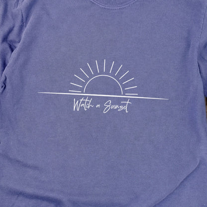 Watch a Sunset Cotton Long Sleeve