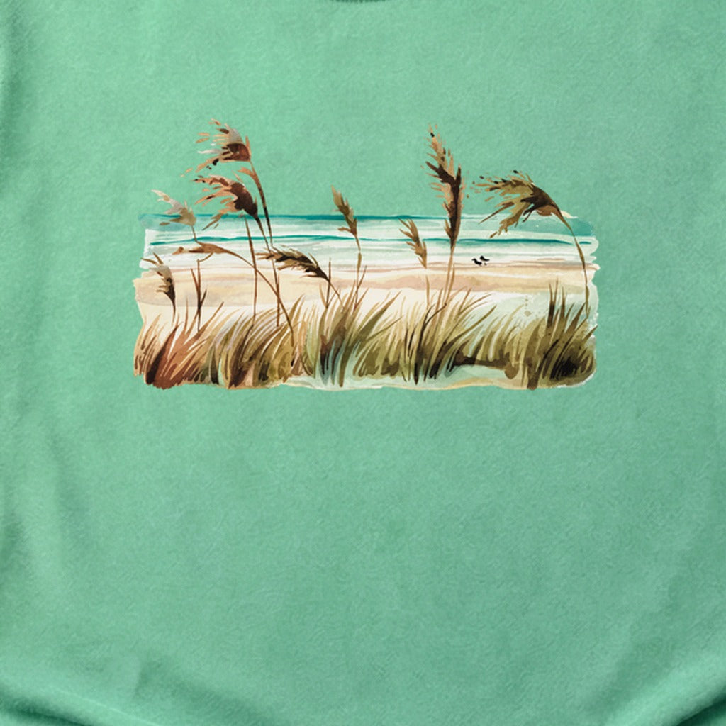 Watercolor Beach Coast Cotton T-Shirt