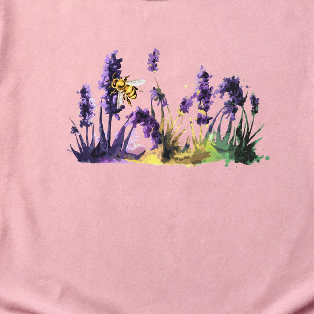 Watercolor Bee in a Meadow Cotton T-Shirt