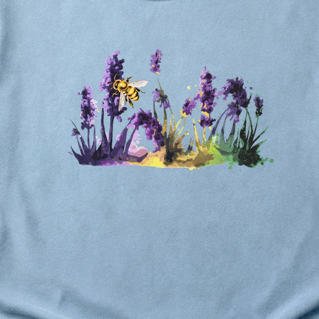 Watercolor Bee in a Meadow Cotton T-Shirt