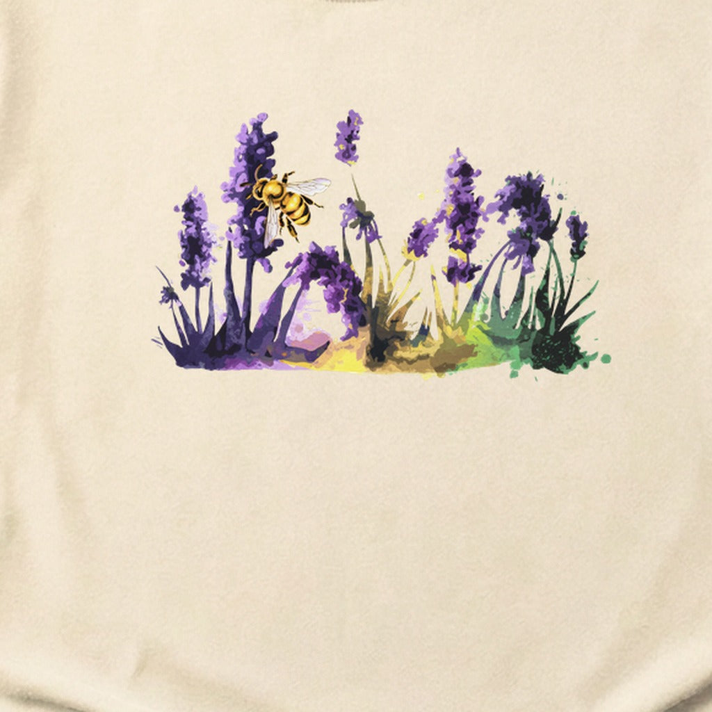 Watercolor Bee in a Meadow Cotton T-Shirt