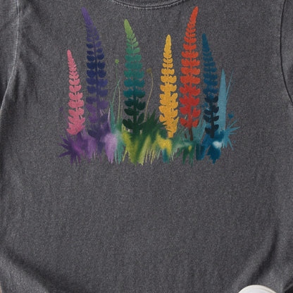 Watercolor Lupine Kids Cotton T-Shirt