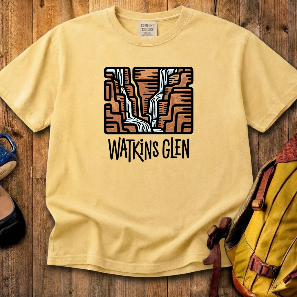Watkins Glen State Park Cotton T-Shirt