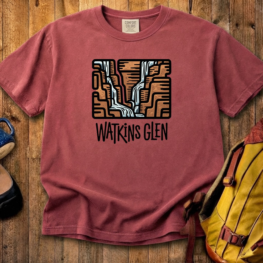 Watkins Glen State Park Cotton T-Shirt