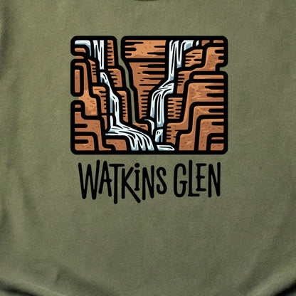 Watkins Glen State Park Cotton T-Shirt