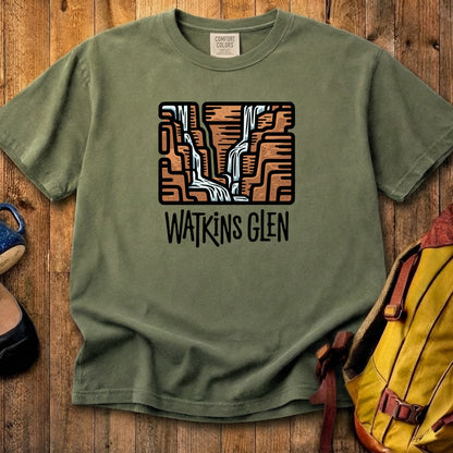 Watkins Glen State Park Cotton T-Shirt