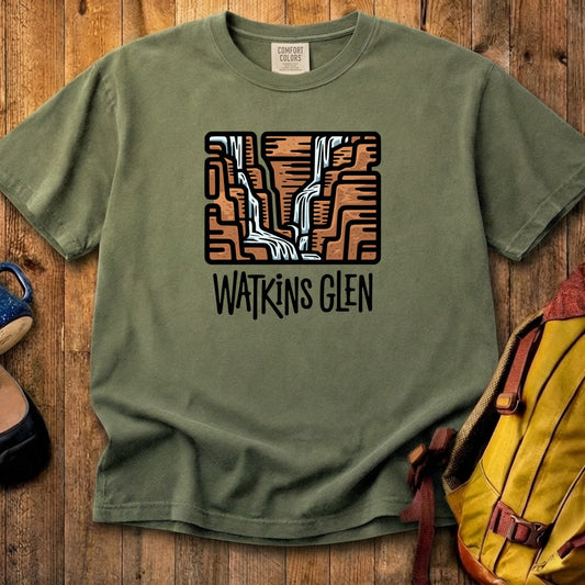 Watkins Glen State Park Cotton T-Shirt