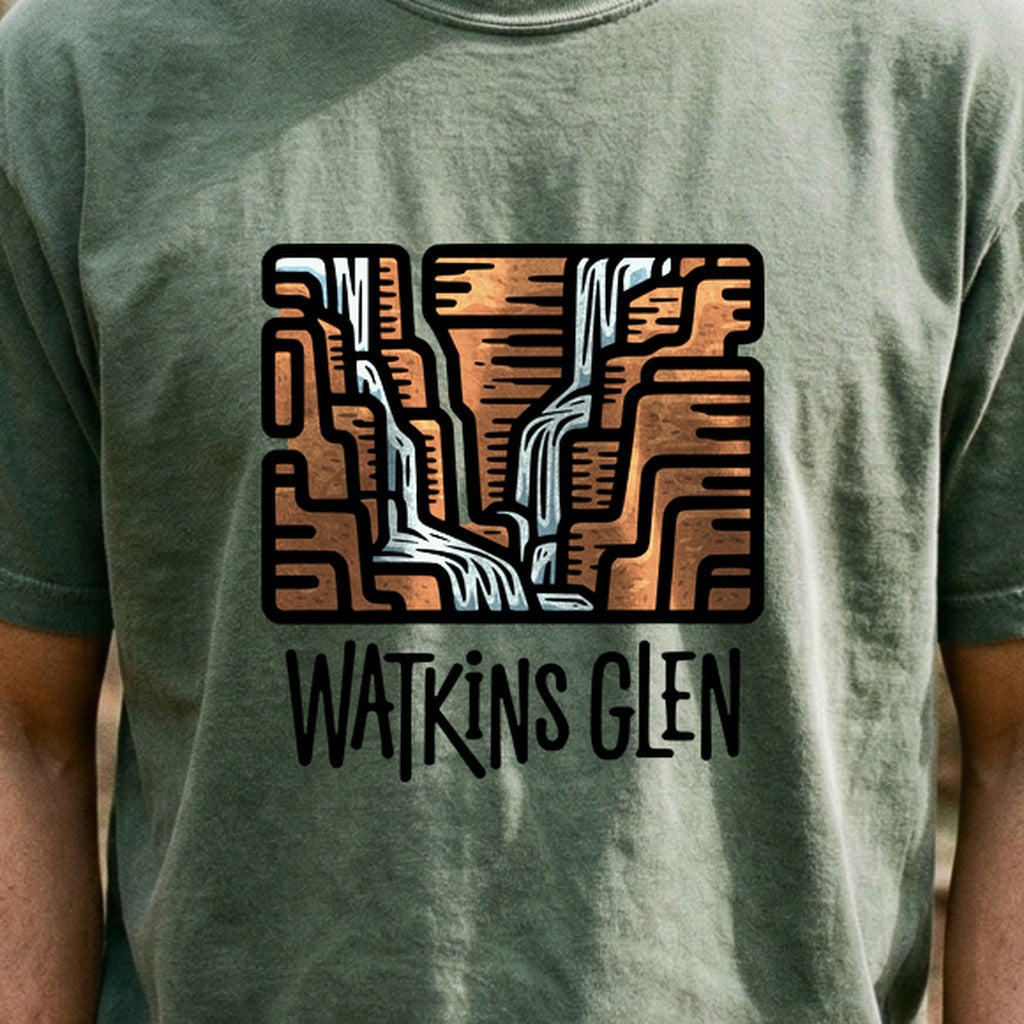 Watkins Glen State Park Cotton T-Shirt