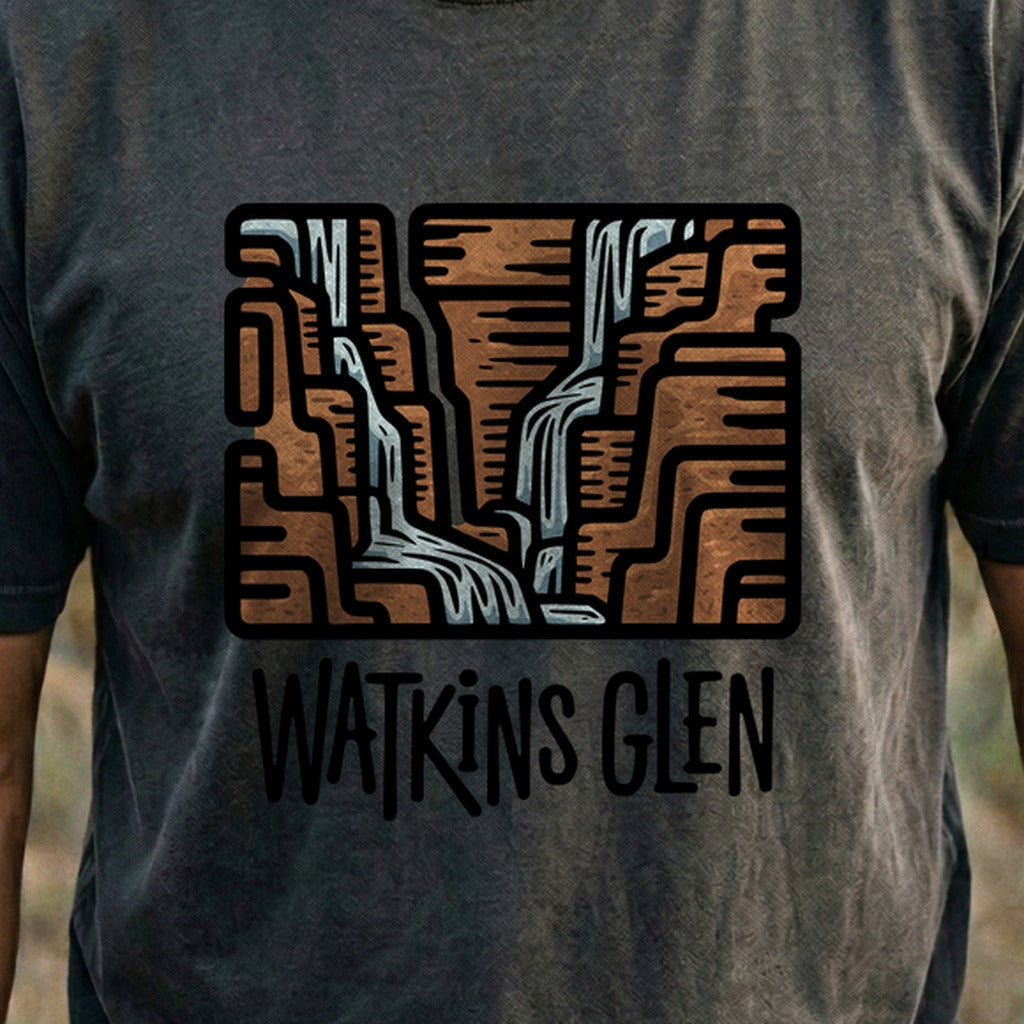Watkins Glen State Park Cotton T-Shirt